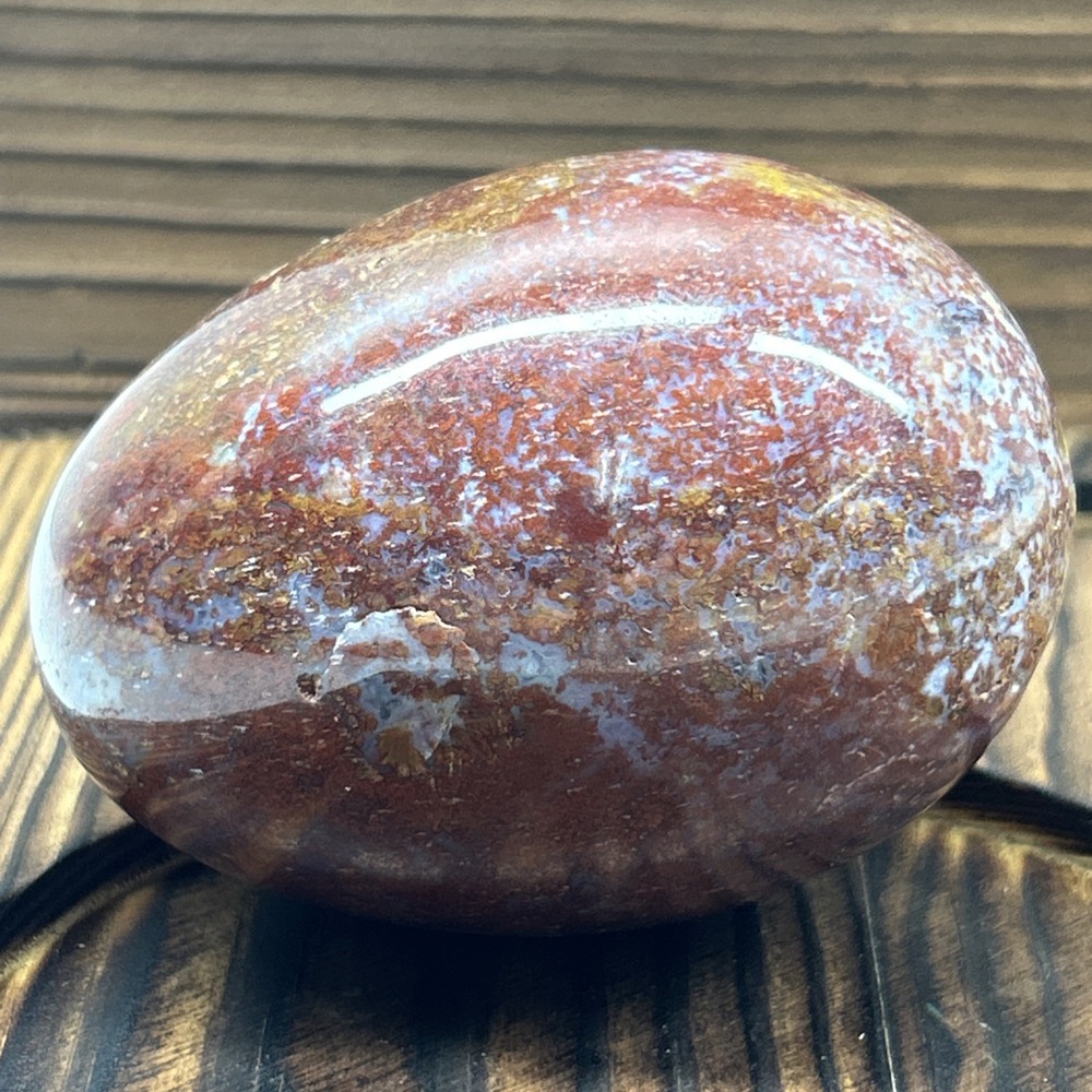 Natural Red Jasper Crystal‎ Egg Polished Healing Stone Mineral Decor Gift